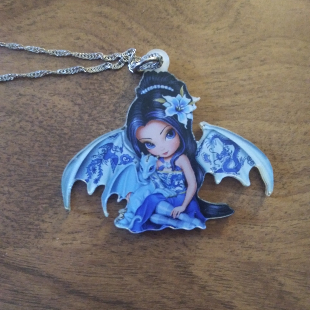 Fairy necklace with 16in chain